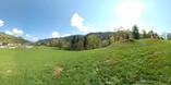 Blick vom Dechantsfeld in Taxenbach